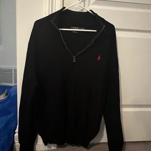 men’s polo quarter zip
